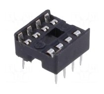 Socket: integrated circuits | DIP8 | 7.62mm | THT | Pitch: 2.54mm