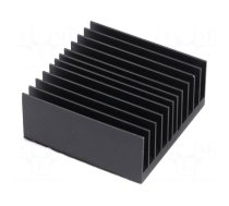 Heatsink: extruded | grilled | BGA | black | L: 45mm | W: 45mm | H: 19.5mm