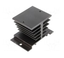 Heatsink: extruded | Y | for one phase solid state relays | black