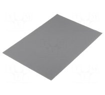 Heat transfer pad: gel | L: 300mm | W: 200mm | Thk: 0.5mm | 1.5W/mK