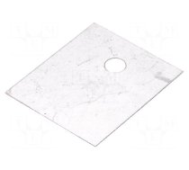 Heat transfer pad: mica | TOP3 | 0.4K/W | L: 20.5mm | W: 17.5mm