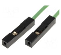 Connection cable | PIN: 1 | green | 10pcs | 250mm