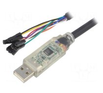 Module: cable integrated | UART,USB | 1.8m | 3.3VDC