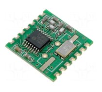 Module: RF | FM transceiver | FSK | 433.92MHz | SPI | -105dBm | 5dBm | SMD