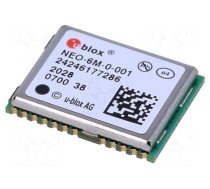 Module: GPS | ±2m | NMEA,RTCM,UBX | -161dBm | 2.7÷3.6VDC | SMD | -40÷85°C