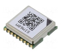 Module: GPS | ±2.5m | GPS | -165dBm | 2.8÷4.3VDC | 9600bps | ±0.1m/s | SMD