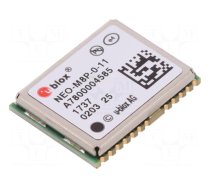 Module: GPS/BEIDOU | ±2.5m | NMEA,UBX | -160dBm | 2.7÷3.6VDC | SMD