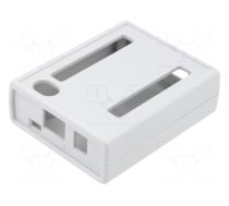 Enclosure: for computer | BeagleBone | ABS | grey | X: 77mm | Y: 95mm