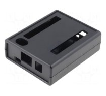 Enclosure: for computer | BeagleBone Black | ABS | black | X: 77mm