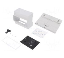 Enclosure: for computer | ODROID C1+ | ABS,polycarbonate | grey