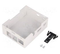 Enclosure: for computer | Raspberry Pi 3 B | ABS,polycarbonate