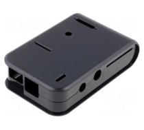 Enclosure: for computer | Raspberry Pi | ABS | black | X: 65.5mm