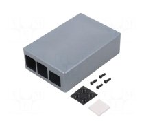 Enclosure: for computer | aluminium | natural | X: 64mm | Y: 95mm