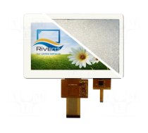 Display: TFT | 7" | 800x480 | Illumin: LED | Dim: 179.96x119x8mm | white