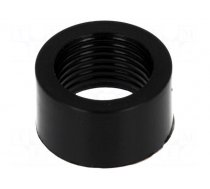 Nut | 5mm | black | UL94V-2 | L: 5mm | Mat: polyamide