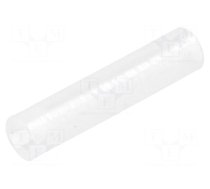 Spacer sleeve | LED | Øout: 4mm | ØLED: 3mm | L: 18.5mm | natural | UL94V-2