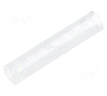 Spacer sleeve | LED | Øout: 4mm | ØLED: 3mm | L: 19.5mm | natural | UL94V-2