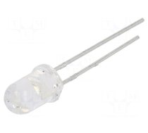 LED | 5mm | green | 4000mcd | 10° | Front: convex | 3.7VDC | No.of term: 2