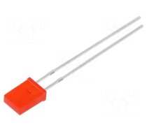 LED | rectangular | 2.6x5mm | red | 100÷135(typ)-180mcd | 120° | 20mA