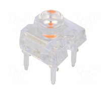 LED Super Flux | 7.62x7.62mm | pink | 500÷750mcd | 120° | 30mA