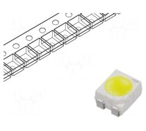 LED | SMD | PLCC4 | white | 120° | 30mA | 2.9÷3.8V | Front: flat | TOPLED®