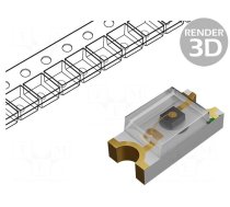 LED | SMD | 0402 | yellow green | 18÷28.5(typ)-45mcd | 1x0.5x0.45mm