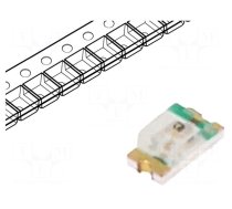 LED | SMD | 0603 | amber | 80÷120mcd | 1.6x0.8x0.6mm | 130° | 1.5÷2.4V