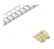 LED | SMD | 0606 | yellow/green | 1.6x1.6x0.7mm | 140° | 20mA