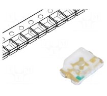 LED | SMD | 0805 | green | 360mcd | 2x1.25x0.8mm | 130° | 20mA | λd: 525nm