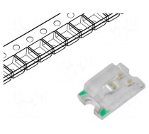 LED | SMD | 0805 | green | 600÷800mcd | 2x1.25x0.68mm | 120° | 2.8÷3.4V