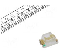 LED | SMD | 0805 | green | 720mcd | 2x1.25x1.1mm | 120° | 20mA | λd: 520nm