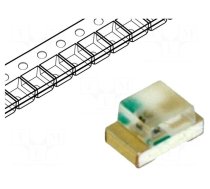 LED | SMD | 0805 | orange | 45÷90mcd | 2x1.25x1.1mm | 130° | 2÷2.4V | 20mA