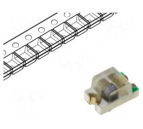 LED | SMD | 0805 | green | 400÷450mcd | 2x1.25x0.8mm | 120° | 3.3÷3.6V