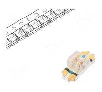 LED | SMD | 1205 | red/yellow-green | 3.2x1.25x1.1mm | 130° | 60/60mW