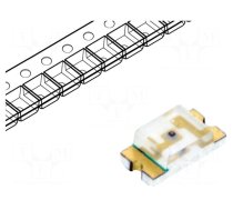 LED | SMD | 1206 | yellow | 28÷112mcd | 3.2x1.6x1.1mm | 130° | 1.8÷2.4V