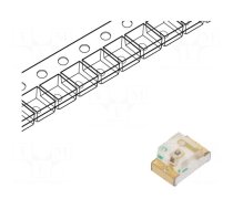 LED | SMD | 1608 | orange | 120÷250mcd | 1.6x0.8mm | 120° | 2.1÷2.5V | 20mA