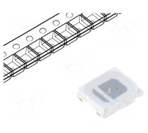 LED | SMD | 2835,PLCC2 | blue | 780÷1000mcd | 2.8x3.5x0.75mm | 120° | 60mA