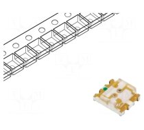 LED | SMD | 3227 | red/yellow-green | 3.2x2.7mm | 120° | λd: 570nm,640nm