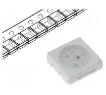 LED | SMD | 5050,PLCC6 | RGB | 5x5x1.6mm | 120° | λd: 470nm,525nm,625nm