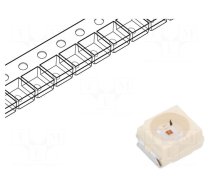 LED | SMD | PLCC2 | yellow | 1800÷2300(typ)-4500mcd | 3x2.8x1.75mm | 60°