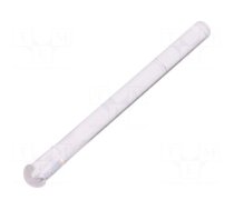 Fiber for LED | round | Ø2mm | Front: convex | straight | UL94V-2