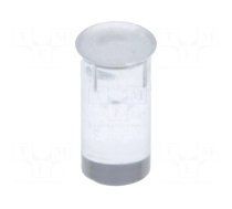 Fiber for LED | round | Ø3.3mm | Front: flat | straight