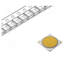 Power LED | COB | 120° | 80mA | P: 2.7W | 495lm | 12.5x12.5x1.65mm | V6C