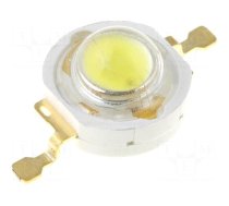 Power LED | white cold | 140° | 350mA | P: 1W | 50÷60lm | 2.8÷4V