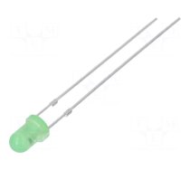 LED | 3mm | green | blinking | 2180÷3000mcd | 60° | 3÷5V | 20mA | 1.8Hz