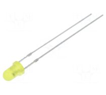 LED | 3mm | yellow | blinking | 1120÷1560mcd | 60° | 3÷5V | 20mA | 1.8Hz