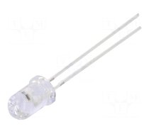 LED | 5mm | blue | blinking | 2000÷2500mcd | 30° | 3÷5V | 20mA | 6.8Hz