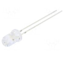 LED | 5mm | blue | blinking | 1560÷2180mcd | 30° | 3÷5V | Lens: transparent