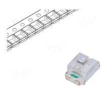 LED | green | blinking | 400÷700mcd | 120° | 3÷4V | 20mA | 2x1.25x0.8mm