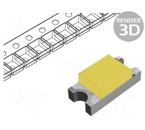 LED | yellow green | blinking | 25÷50mcd | 120° | 3÷4VDC | 20mA | 0805